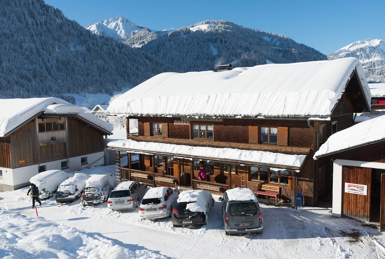 Apartamento Ferienbauernhof Moosbrugger Schoppernau Exterior foto